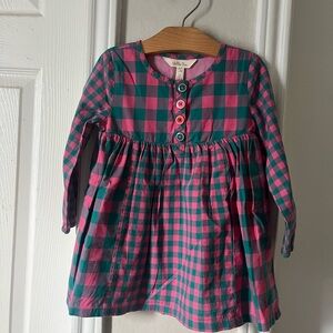 Matilda Jane Pink and Green Plaid Dress